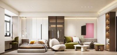 现代单身公寓3D模型下载